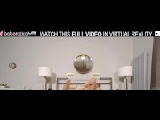 Solo naughty lesbians Anna Seal and Julia Red masturbate with a sex toy all day,in VR.