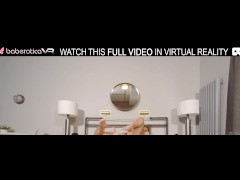 Solo naughty lesbians Anna Seal and Julia Red masturbate with a sex toy all day,in VR.
