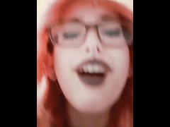 goth slut gets filled with cum 3/16