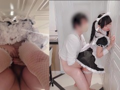 💗”ご主人様の精子下さいっ♡”激カワ元コンカフェ嬢を制服のまま立ちバックでハメまくる💕【ゆりんのちいさくてごめんなさい♡】 - Screenshot 6 of 16 - 素人