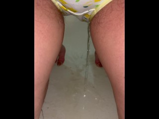 Peeing in my Cute Panties