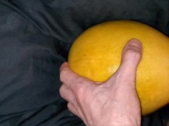 Roughly fucked a juicy fresh fruit