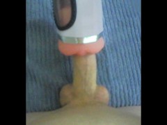 Masturbation alone with cup