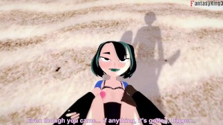 Gwen having sex on the beach | Total Drama | Full & POV on patreon: Fantasyking3