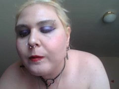 Breaking in my new friend, Vibrator + Riding + Sucking