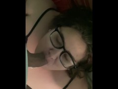 BBW latina giving head