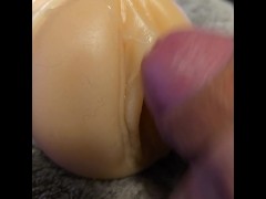 Cumshot Onto Fleshlight (kendra sunderland) Lips