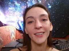 Sending you kisses as I am pleasing myself