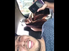 I make hot videos in my friends' car masturbating.