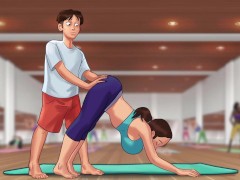 Sexy girl make sens with her bf in summer time saga