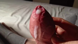 When to cum is a pleasure. Cum on my big cock