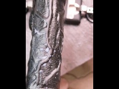 BBC dildo fits in my MILF holes nicely.