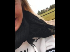 Pants down outside in the park and fingered to orgasm! - Screenshot 16 of 16 - Outdoor Masturbation