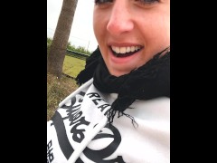 Pants down outside in the park and fingered to orgasm! - Screenshot 7 of 16 - Outdoor
