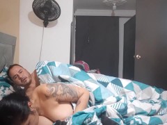 I fuck my lover until I have orgasm at my husband's house.