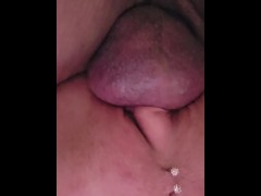 HAF🔥🌶💦Doggie Style POV Close-up & Cream-pie and Clean-up With Rim-Job