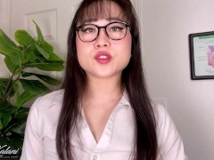 Medical Exam from Asian Doctor Turns into Cock Draining -ASMR BJ