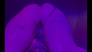 oiled ass & pussy from behind