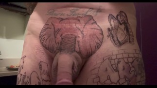 New Tattoo  bwc elephant