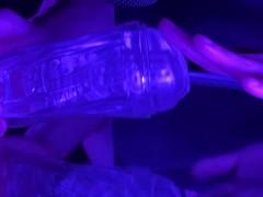 えすくんと一緒にオナニーしよう！オナホクリトリス責め手マン動画 - Screenshot 11 of 16 - Fingering