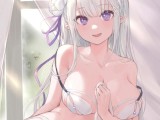 Emilia helps you to relax (Soft JOI)