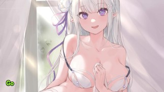 Emilia поможет вам расслабиться (Soft JOI)