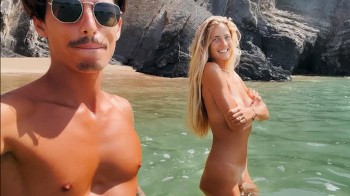 เธอทำให้ฉันหลั่งในเวลาน้อยกว่าหนึ่งนาทีที่ชายหาดสาธารณะ - Pornhub.com