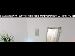 Solo chick,Milka Way is masturbating at home,in VR.