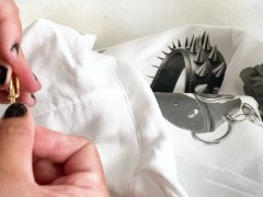 Dominatrix Mara DIYs A Collar Hoodie