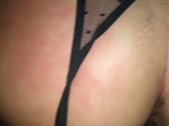 Hairy girlfriend loves me to fuck her doggy style