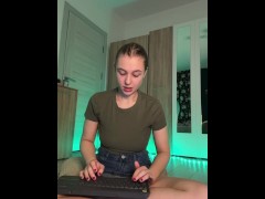 Squirting a lot with nipple clamps