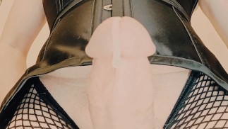 Big dick trans Domme fucks your throat and cums on your face