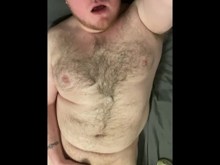 Bear Cub Jerks off and Shoots Cum