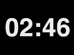 10 Minute Timer: 10 minutes until she comes.
