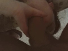 Petite skinny brunette gives pleasure to a guy - PlayingGods