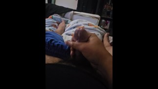 Quickie: Reiben spät in der Nacht.