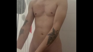 Taking a shower, come and join me