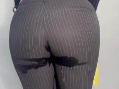 Girl Self Pee/Omorashi/Wetting Compilation 5/16