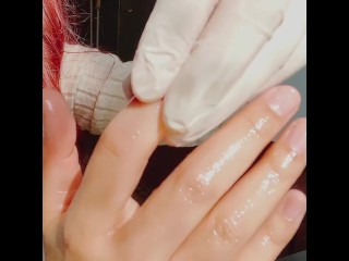 Japanese Schoolgirl Fetish Hand Massage