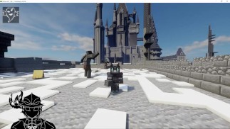 I built another castle in minecraft