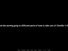 My stepbrother 's wife #36 While having lunch with Jennifer, John met with Justine-highlight