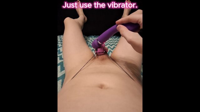 Sissy femboy chastity vibrator masturbation in cage