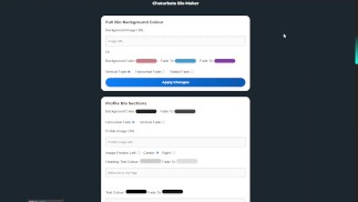 How To Add And Design A Customised Chaturbate Bio Use My Bio Maker