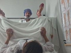 Noivo corno no ginecologista safado! - Screenshot 9 of 16 - Gyno Exam