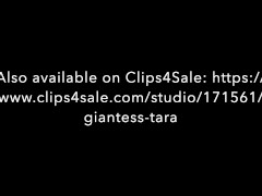 Unaware Giantess uses tiny ex as a buttplug 2/16