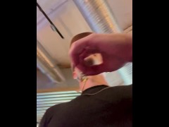 Teen almost gets caught in a public stall - Screenshot 1 of 16 - Public