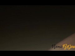 Ritorno dalla discoteca con quella porca della moglie del mio amico e le sborro in fica per strada