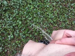 Woman pissing while standing - Screenshot 10 of 16 - Hairy Pussy