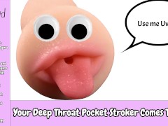 Your Deep Throat Pocket Stroker Comes To Life [Onahole] [Fleshlight Audio Roleplay]