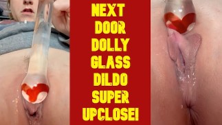 Glass Dildo Super Up Close!